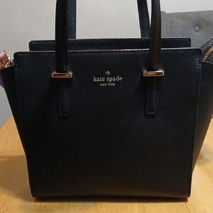 Kate Spade Black Tote with Gold Hardware